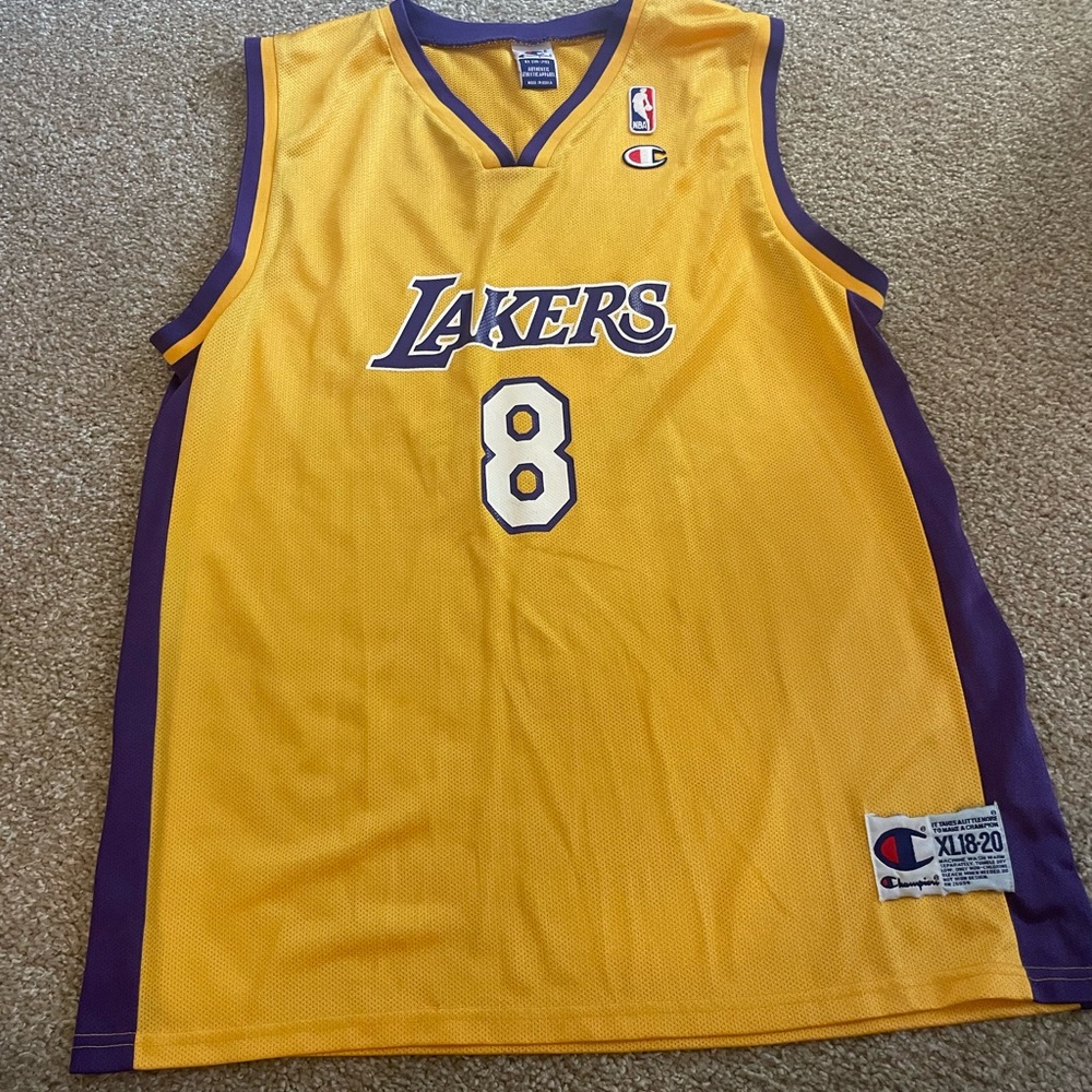 VINTAGE Champion Kobe Bryant Laker’s jersey